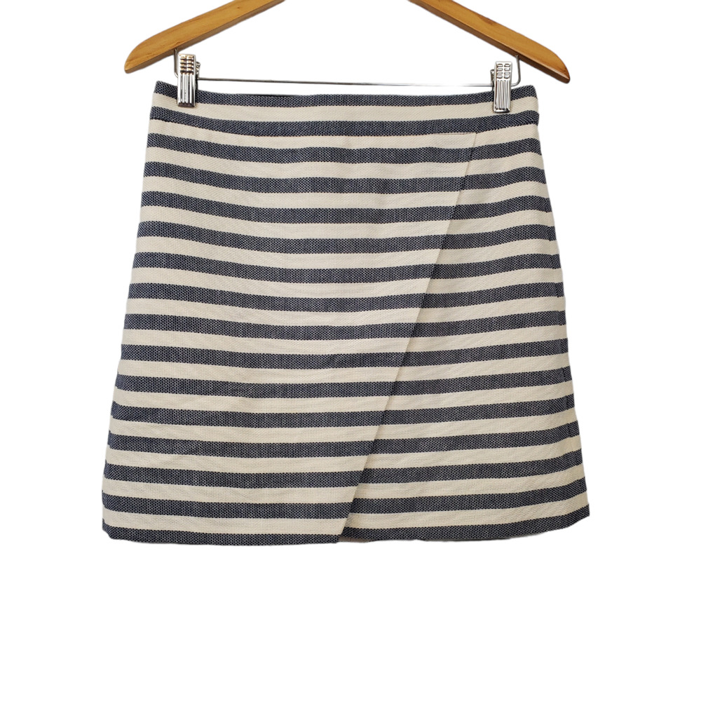 Striped Navy and Cream Women’s Skirt